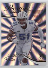 2023 Panini Prestige Rookies Xtra Points Sunburst Ventrell Miller #386 0y59