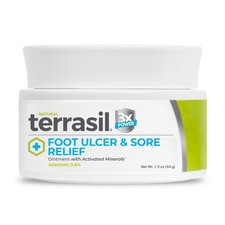 terrasil Foot Ulcer Cream Sore Relief, 1.5 Ounce Pack of 1 , Opaque