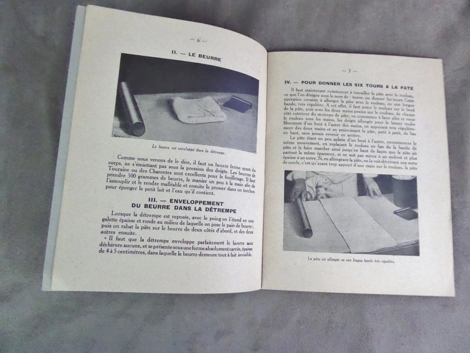 LA PATE FEUILLETEE. Par H. P. Pellaprat. 1934. Edition "Cordon bleu". - Photo 4/4