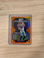 2021 Panini Prizm Rookie Orange Prizm /249 Simi Fehoko #371 Rookie RC Cowboys SP