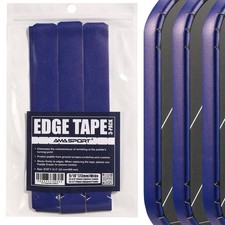 Pickleball Paddle Protection Tape Edge Guard for Curved Rackets Navy Blue