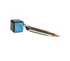 Chalk Box Bullet Pool Stick Pocket Chalker Black, Bullet Chalker 