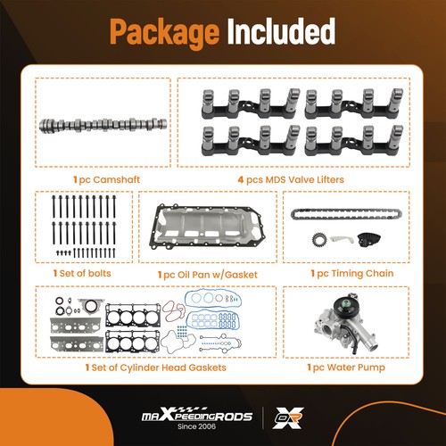 MDS Cam Lifters camshaft Head Gasket Kit For Chrysler Dodge Durango 53021727AC - Picture 5 of 12