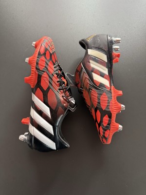 adidas Predator Instinct SG M20157 US 8.5 Red boots Cleats mens Footbal soccer