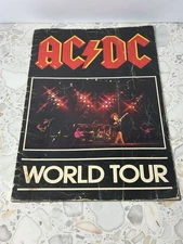 AC/DC Back in Black World Tour 1980 Program Book Hells Bell Vintage Rare