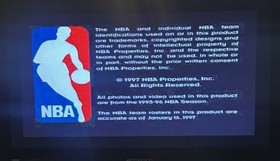 Sega Saturn NBA Live 97 Basketball EA Sports Video Game TESTED Works T-5015H