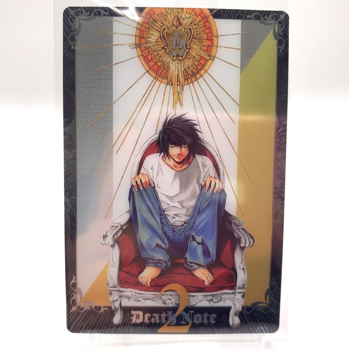 DEATH NOTE トレーディングカード L L DEATH NOTE Wafer Card Trading Card N 1-02 Anime Bandai Japan