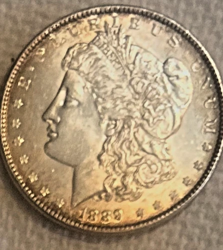 1889 P Morgan Very nice coin, BU/AU bright lustrous, free shipping Sigma tested+