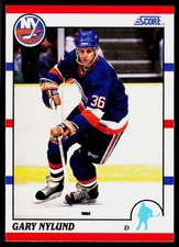 Gary Nylund, 1990-91 Score American, #86, New York Islanders,