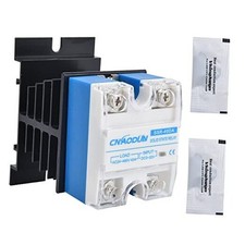 Solid State Relay SSR-40DA with Heat Sink DC to AC 40A Input 3-32VDC to Output