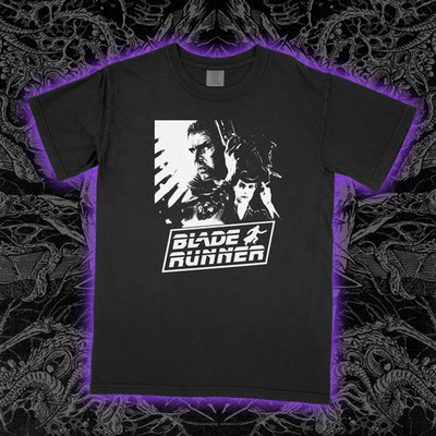 Blade Runner T-Shirt Sci-Fi Movie Graphic Tee Cyberpunk Film Inspired Unisex
