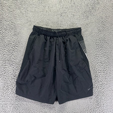 Vintage Nike Dri-Fit Shorts Mens L Black Polyester Athletic Performance Running