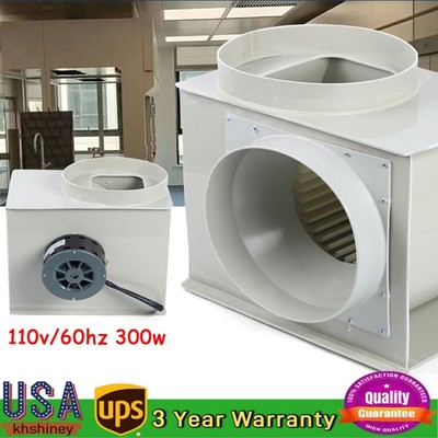 300W Centrifugal Blower Fume Industrial Extractor Fan Dust Smoke Vapour Exhaust