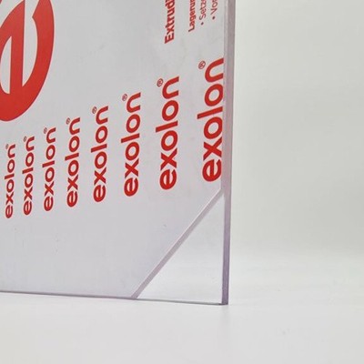 Exolon / Makrolon 4mm 6mm Polycarbonat Platten Zuschnitte Neu Schutzfolie 