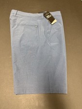 NWT MEN'S TRAVIS MATHEW BECK SHORTS, SIZE: 40, COLOR: VINTAGE INDIGO M10.24
