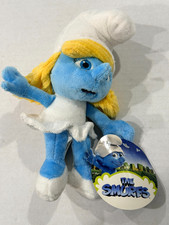 The Smurfs 2011 Smurfette Bean Bag Plush Doll Toy NEW
