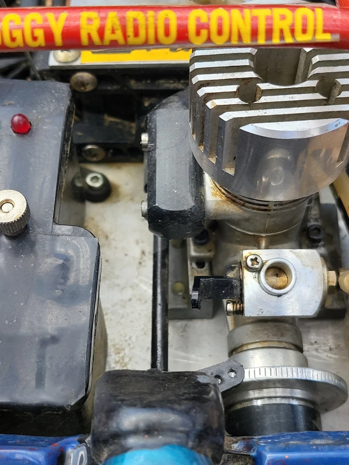 Vintage Kyosho Rarität Verbrenner Buggy mit Käfig Voll Metall und Enya 21 X - Bild 3 von 4