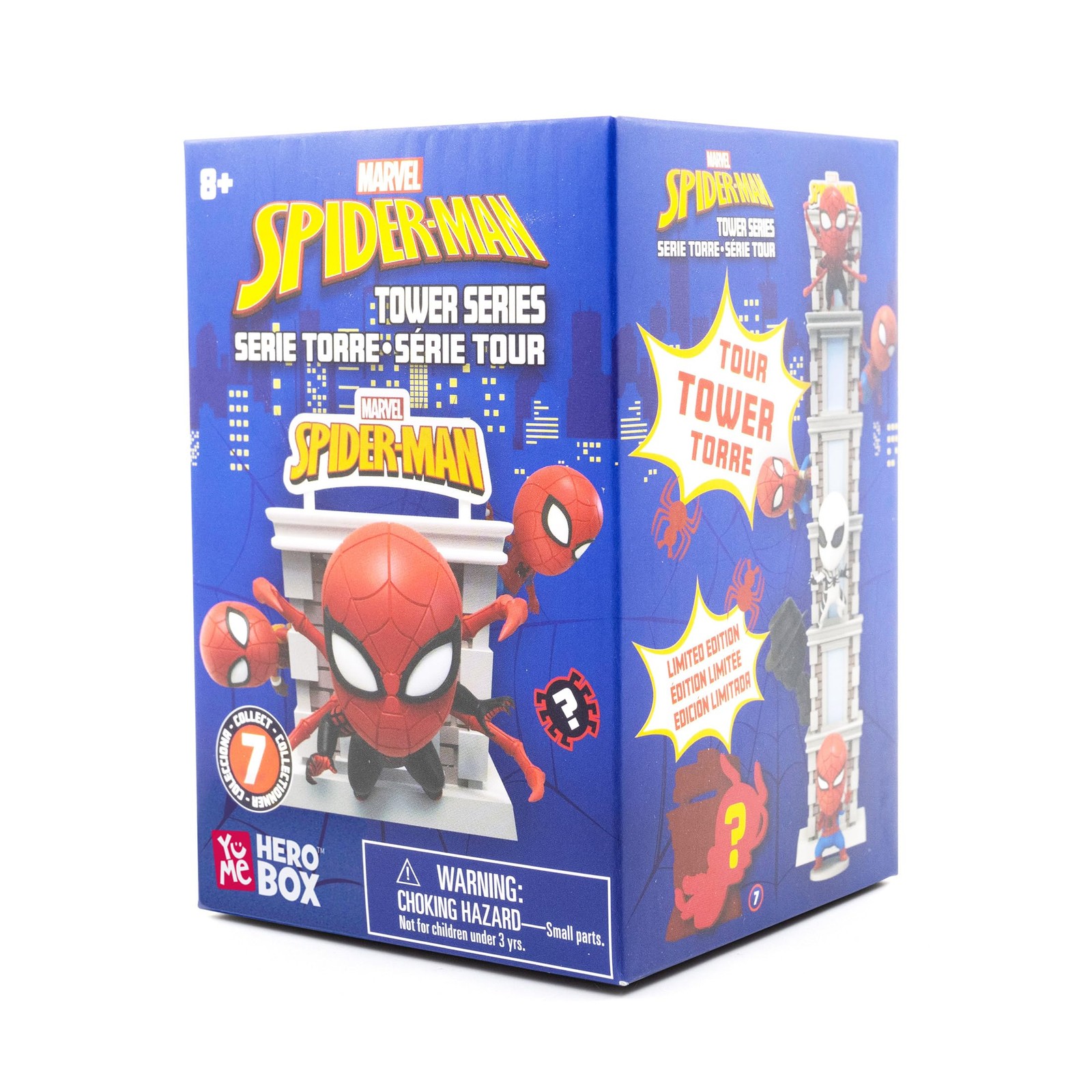 YuMe Spider-Man HeroBox Tower Series Marvel Spiderman Multiverse Collectable Fea