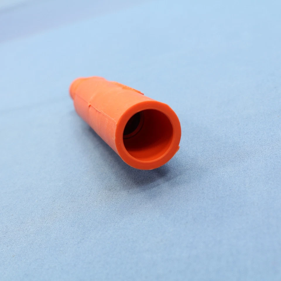 10 mangas isolantes tipo câmera laranja Leviton macho ECT 15 Series 15SDM-48O - Imagem 4 de 4