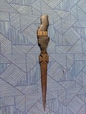 Vintage Iron Cross Dagger Letter Opener Trench Art Style Knife Antique