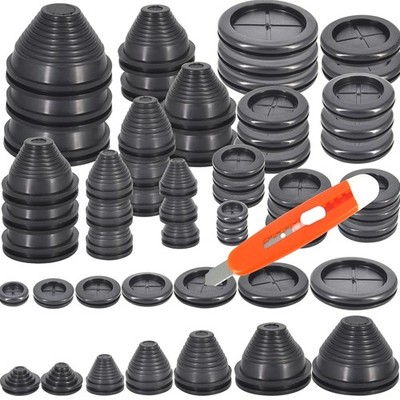 Rubber Grommets Wire Protection,Closed Rubber Grommet,Firewall Solid Closed Hole