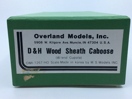 HO Overland Models OMI 1267 Delaware & Hudson Wood Sheath Caboose D&H #64413 - Bild 11 von 11
