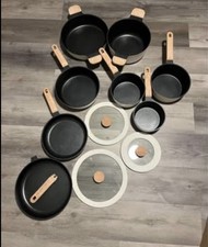 CAROTE 11pcs Pots and Pans Set, Nonstick Cookware Set Detachable Handle, Inducti