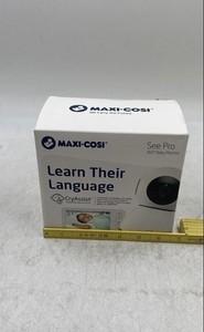 Maxi-Cosi See Pro 360 White Cry Assist WiFi Video Audio Camera Baby Monitor