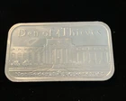 Den of Thieves 1oz .999 Silver Shield Bar Not Federal & NO Reserves in Capsule B