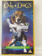 Cats  Dogs VHS Video Tape