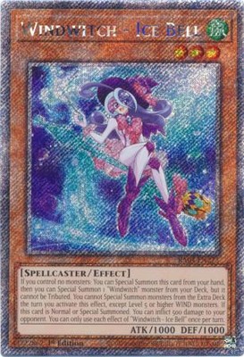 Yugioh! Windwitch - Ice Bell - RA04-EN273 - Platinum Secret Rare - 1st Edition N