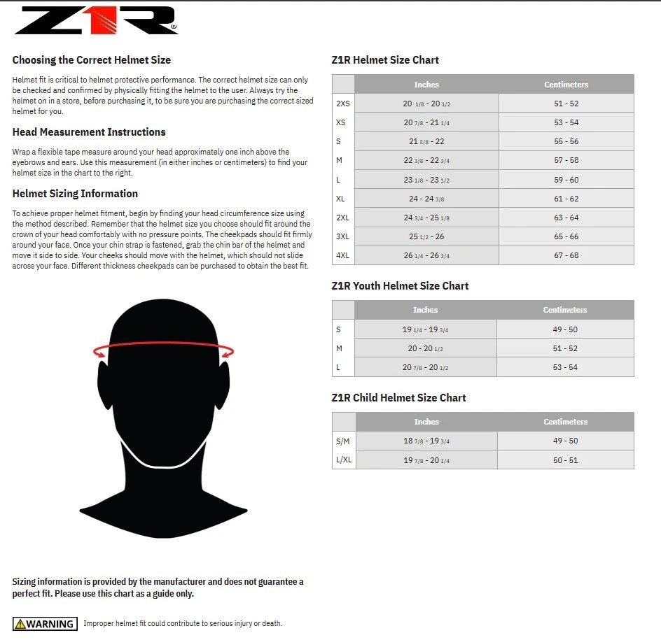 Шлем снежный модульный Z1R Solaris двойное стекло - темно-серебристый - взрослый размер XL - Изображение 3 из 3