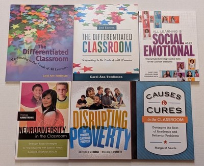 ASCD Differentiated Instruction & Inclusive Classroom Book Lot Set of 6