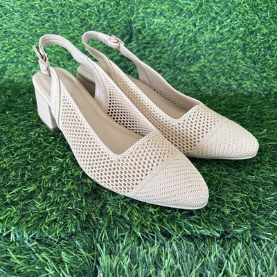 Tahari Women s Wedge Sandals Pisa Tan Size 7
