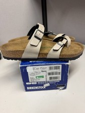 Birkenstock Women's Mayari Pull Up Stone Vegan Normal Width New