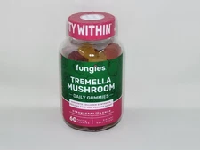 Fungies Tremella Mushroom Daily Pectin 60 Count Gummies, Exp January 2027 