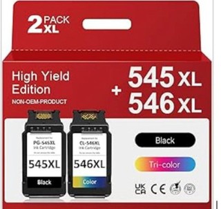 Replacement ink for Canon printer 545XL 546XL relisted due to non paying buyer
