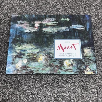 Claude Monet Seerosen Adresse & Telefon Buch Schreibtisch Set 1999