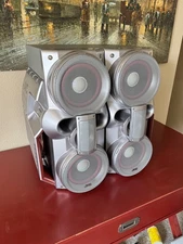 JVC SP-HXZ3 Floor Standing Stereo Speakers – 3-Way Pair – Tested & Working