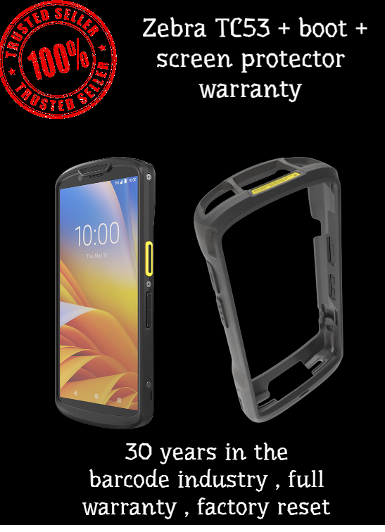 Zebra TC53 Wireless Handheld, Android, TC5301-0T1E7B1000-NA + AC