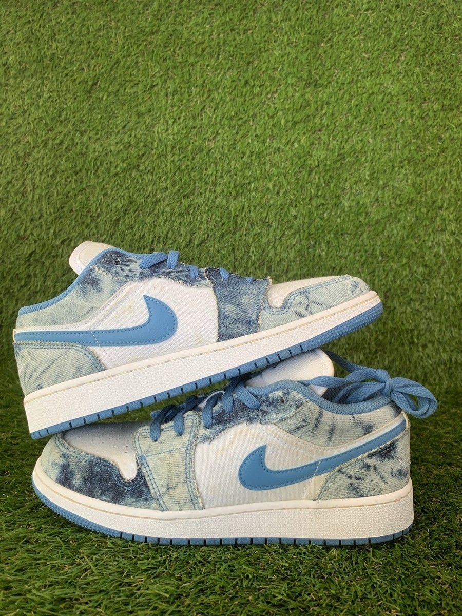 Size 6 - Air Jordan 1 SE Low Washed Denim | eBay