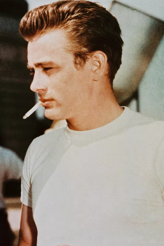 james dean white tee