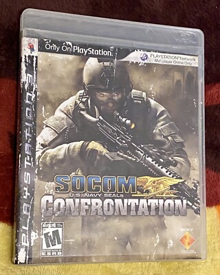 SOCOM: U.S. Navy SEALs Confrontation Sony PlayStation 3 PS3 Game Complete Tested