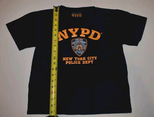 NYPD New York Police Department Youth T-Shirt Size M (10/12) Navy Blue - Picture 6 of 6
