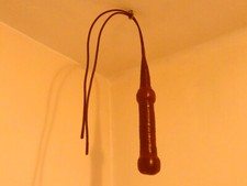 Whip 2 strings 2.6 feet long 80 cm long color: brown