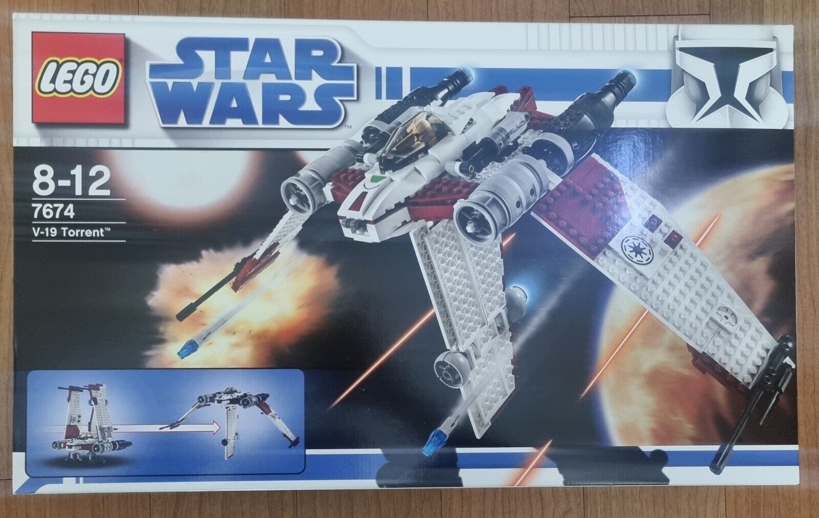 Lego Star Wars 7674 V-19 Torrent New Sealed Rare Item Free Expedited Shipping