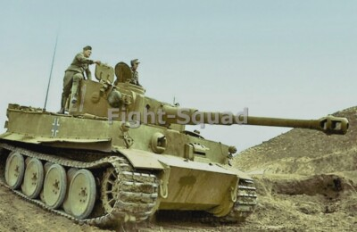#ad WW2 Picture Photo Tunisia 1943 German Tank Tiger 1 Ausf Panzer Abteilung 4145 $5.36