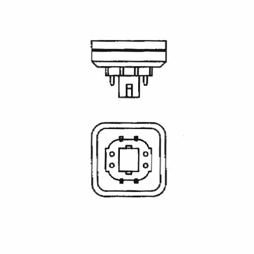 Bulbrite CF42T835/E 42W Dimmable Triple 4-PIN 835K CFL Light Bulb Neutral White - Image 2 of 2