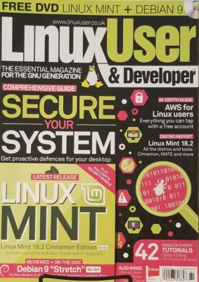 Linux User & Developer Issue 181 Secure Your System FREE SHIPPING mc17