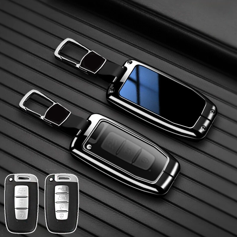 Zinc Alloy TPU Car Fob Key Case Cover For Hyundai Equus Elantra Veloster Sonata Foto 4 de 4